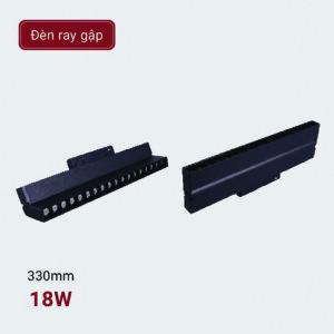 Đèn led ray âm nam châm dạng gập 18W dài 33cm