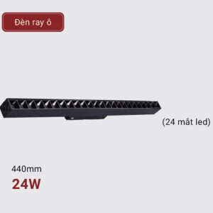 Đèn led ray âm nam châm thẳng 24W dài 44cm
