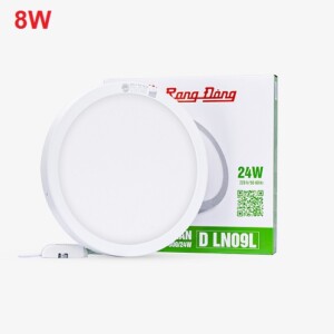 Đèn ốp trần tròn nổi Rạng Đông 8W phi 120 LN09