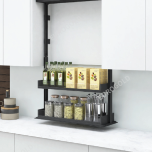 Kệ gia vị nâng hạ điện tủ bếp trên Eurogold EMV2
