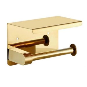 Hộp đựng giấy vệ sinh nhà tắm inox 304 màu vàng bóng cao cấp
