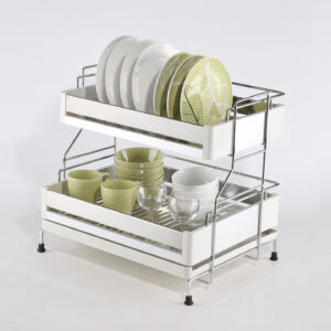 Kệ để chén bát đặt bàn 2 tầng inox cao cấp Eurogold EU04500