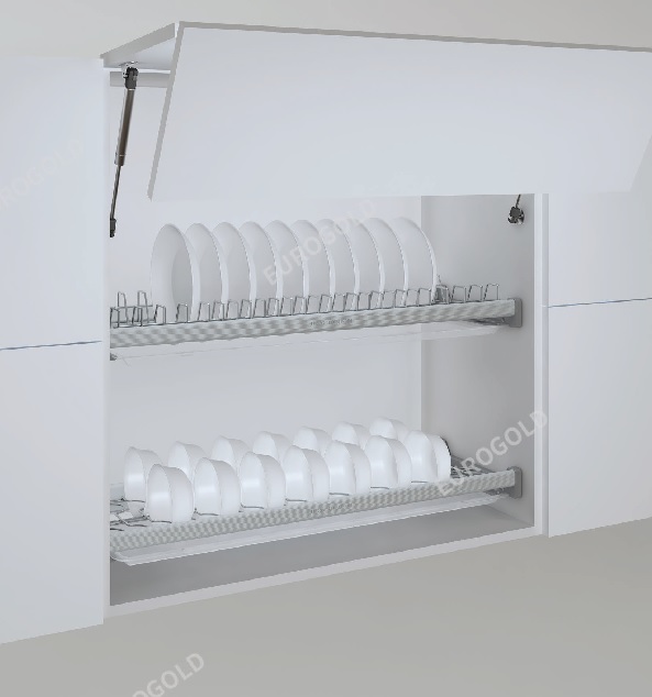 Kệ chén cố định 2 tầng inox 304 cao cấp KT 700 Eurogold EPS700 - Hình ảnh 2