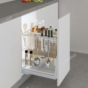 Kệ gia vị dao thớt inox 304 mờ KT 300 Eurogold ERO30430