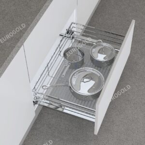 Kệ xoong nồi nan vuông inox 304 cao cấp KT 600 Eurogold EP60B