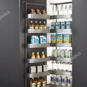 Tủ kho inox hộp phay xước cánh mở 6 tầng Eurogold MX0645