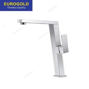 Vòi rửa chén nóng lạnh inox 304 bóng cao cấp Eurogold EUF128BR