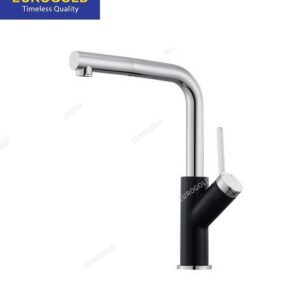 Vòi rửa chén nóng lạnh inox 304 bóng dây rút Eurogold EUF120DR
