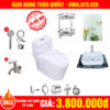 Combo trọn bộ thiết bị vệ sinh phòng tắm lạnh giá rẻ 04