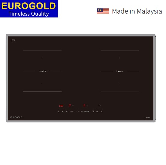 Bếp điện từ đôi KT 73x43cm made in Malaysia Eurogold EUH2266