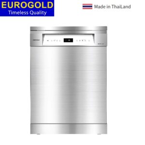 Máy rửa chén bát Eurogold màu trắng bạc made in ThaiLand EUW75TL15SV