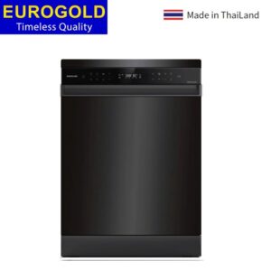 Máy rửa chén bát Eurogold màu đen made in ThaiLand EUW88TL15BB