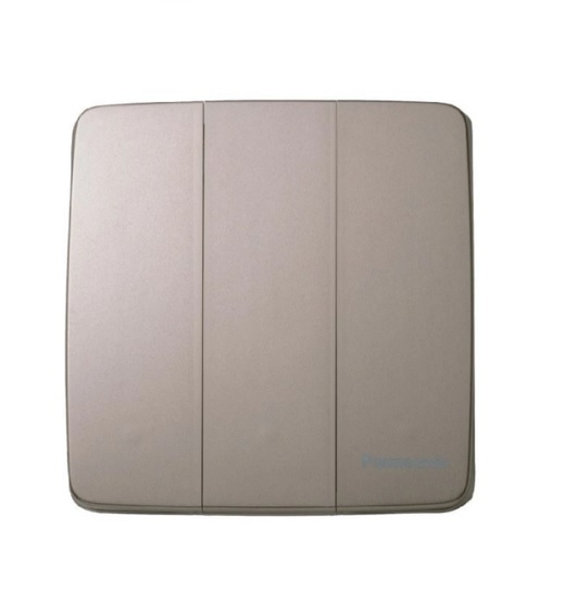 Mặt 3 công tắc C 2 chiều vàng ánh kim dòng Minerva Panasonic WMT506MYZ-VN