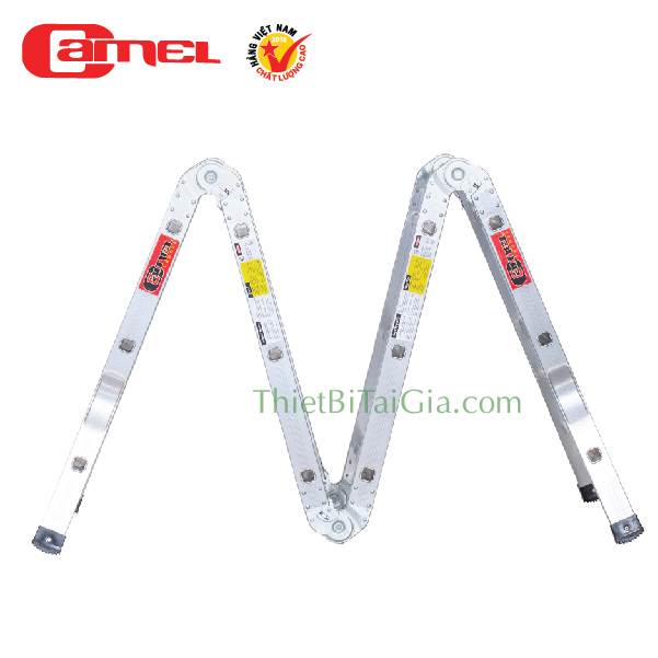 Thang nhôm gấp chữ M 4 khúc 3 bậc Camel CAM-G03 - Hình ảnh 2