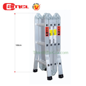 Thang nhôm gấp chữ M 4 khúc 3 bậc Camel CAM-G03