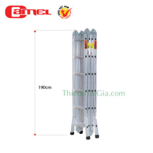 Thang nhôm gấp chữ M 4 khúc 6 bậc Camel CAM-G06