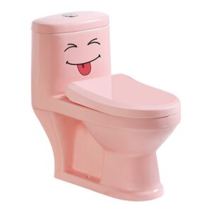 Bồn cầu cho trẻ em mầm non màu hồng NORIS