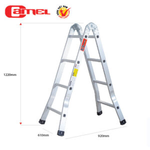 Thang nhôm chữ A gấp gọn 4 bậc cao 1m2 Camel CAM-A04