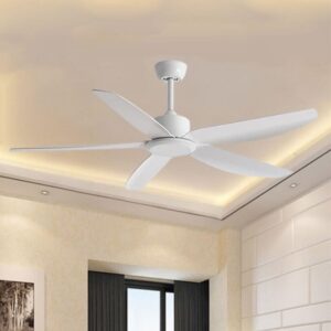 Quạt trần 5 cánh màu trắng động cơ DC NORIS QTT-5CT120
