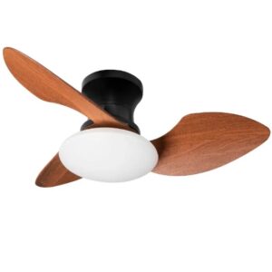 Quạt trần mini 3 cánh có đèn đường kính nhỏ 65cm Noris QTT-3CN125