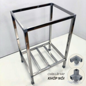 Chân chậu rửa chén inox lắp ghép đủ kích thước 42x37, 50x39, 60x45, 75x45, 78x43, 82x45cm