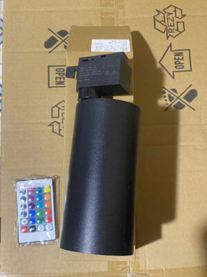 Đèn rọi ray 30W điều khiển remote đủ màu xanh đỏ tím vàng