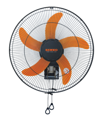 Quạt treo tường SENKO 2 dây 5 cánh màu cam TC16