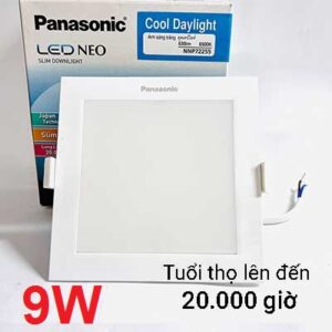 Đèn Led âm trần vuông Panasonic NEOSLIM 2G  9W  lỗ khoét NNP72254A-NNP72250A-NNP72255A