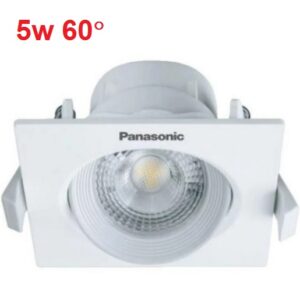 Đèn âm trần chỉnh góc Panasonic vuông 5W góc chiếu 60 độ NNNC7624588-NNNC7629588-NNNC7628588