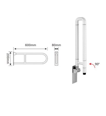 Thanh tay vịn inox nhà vệ sinh cho người già người khuyết tật NORIS TV02T-TV02V