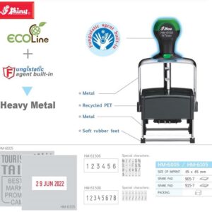 Dấu Shiny khung kim loại Heavy Metal KT 45x45mm HM-6005 HM-6105 HM-61506 HM-61508
