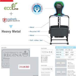 Dấu Shiny khung kim loại Heavy Metal KT 68x47mm HM-6008 HM-6108 HM-61806 HM-61808