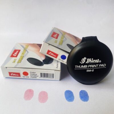 Khay mực lăn tay vuông tròn Shiny không dính tay Thump Print Pad Rub Clean Shiny SM-2A SMRC-61